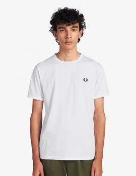 Camiseta Fred Perry Ringer Blanca