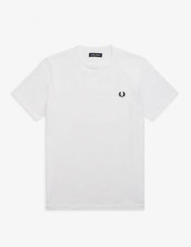 Camiseta Fred Perry Ringer Blanca