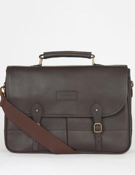 Bolsa Barbour Leather Brie DL Marrón