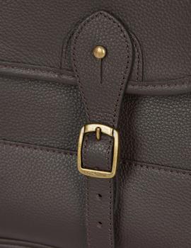 Bolsa Barbour Leather Brie DL Marrón