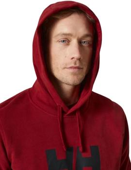 Sudadera HH Logo Hoodie Granate