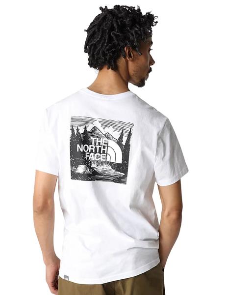 Camiseta The North Face S/S Red Box Cel Blanca