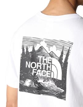 Camiseta The North Face S/S Red Box Cel Blanca