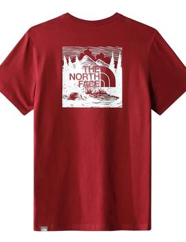 Camiseta The North Face M S/S Red Box Cel Granate