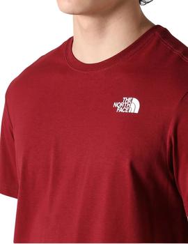 Camiseta The North Face M S/S Red Box Cel Granate