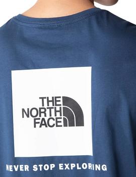 Camiseta The North Face S/S Red Box Tee Azul