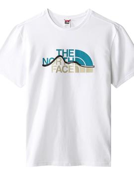 Camiseta The North Face Mountain Line Tee Tnf Blan