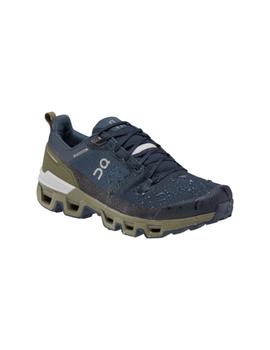 Zapatillas On Cloudwander Waterproof Azul/Verde