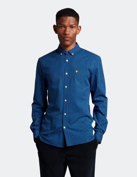 Camisa Lyle & Scott Slim Gingham Azulón