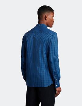 Camisa Lyle & Scott Slim Gingham Azulón