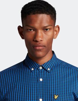 Camisa Lyle & Scott Slim Gingham Azulón