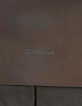 Bolsa Barbour Wax Leather Verde