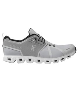 Zapatilla On running mujer cloud 5 Waterproof Gris