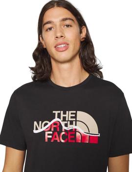 Camiseta The North Face Mountain Line Negra