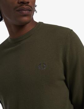 Jersey Fred Perry Classic Crew Neck  Oliva