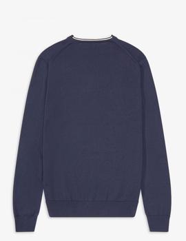 Jersey Fred Perry Classic Crew Neck Marino