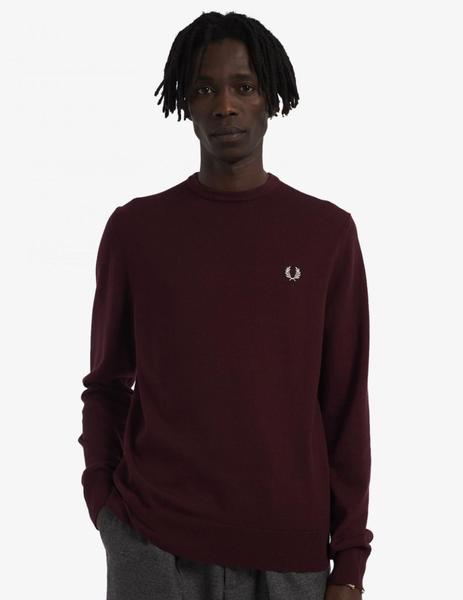 Jersey Fred Perry Classic Crew Neck Granate