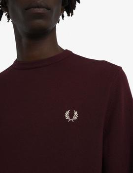 Jersey Fred Perry Classic Crew Neck Granate