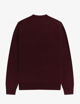 Jersey Fred Perry Classic Crew Neck Granate