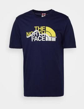 Camiseta The North Face Mountain Line Marino