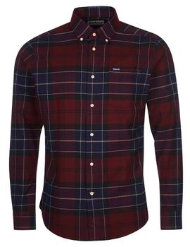 Camisa Barbour Fant m/l Lutsleigh Granate