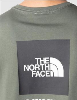 Camiseta The North Face S/S Red Box Tee Oliva