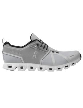 Zapatilla On running Cloud 5 Waterproof grisBlanca