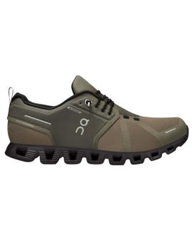 Zapatilla On Cloud 5 Waterproof Verde/Negra