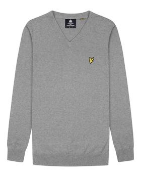 Jersey Lyle & Scott Cuello Pico Gris