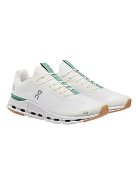 Zapatilla On Cloudnova Form Blanco/Verde