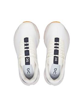 Zapatilla On Cloudnova Form mujer  blanco/Azul