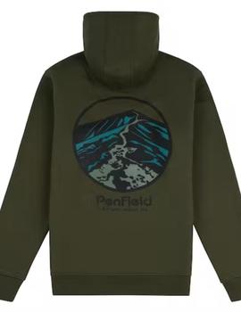 Sudadera Penfield Mountain Graphic Verde