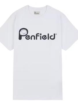 Camiseta Penfield Bear Chest  Blanca