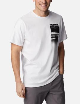 Camiseta Columbia Explorers Canyon SS Blanca