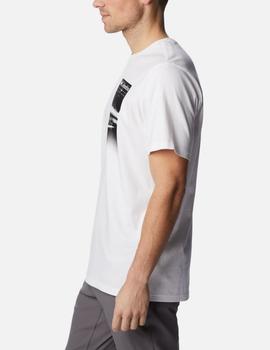 Camiseta Columbia Explorers Canyon SS Blanca