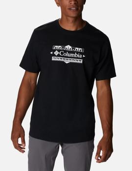 Camiseta Columbia Explorers Canyon Bac  Negra