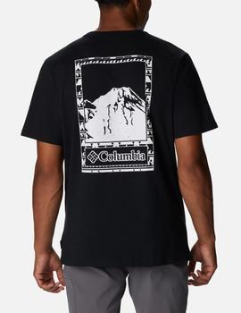 Camiseta Columbia Explorers Canyon Bac  Negra