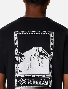 Camiseta Columbia Explorers Canyon Bac  Negra