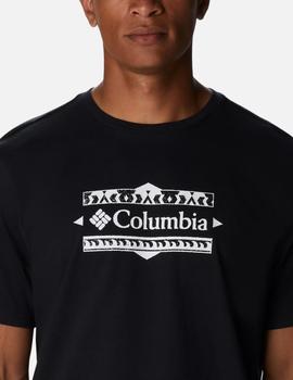 Camiseta Columbia Explorers Canyon Bac  Negra