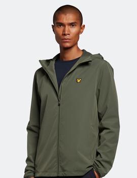 Parka Lyle&Scott Hooded Sports Verde Oliva