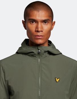 Parka Lyle&Scott Hooded Sports Verde Oliva