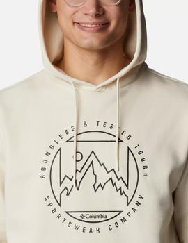 Sudadera Columbia CSC Graphic Hoodie Crudo