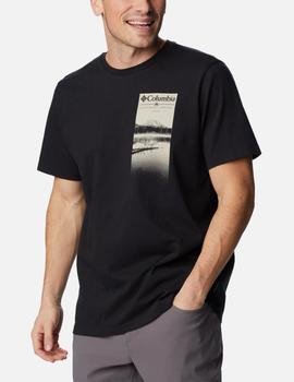 Camiseta Columbia Explorers Canyon SS Negra