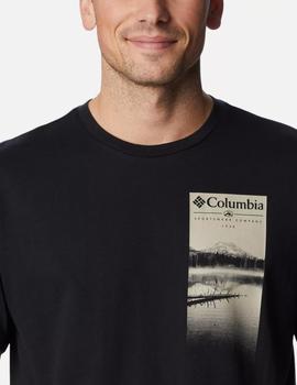 Camiseta Columbia Explorers Canyon SS Negra