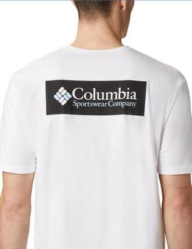Camiseta Columbia North Cascades Short Blanca