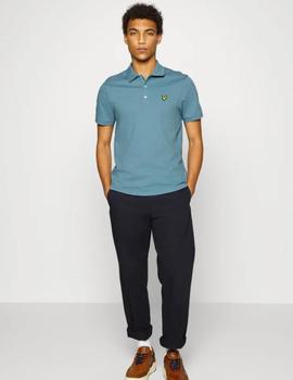 Polo Lyle&Scott Plain Azul