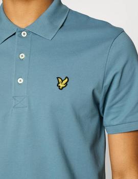 Polo Lyle&Scott Plain Azul