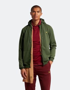 Sudadera Lyle&Scott Full Zip Fly Fleece Verde