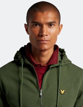 Sudadera Lyle&Scott Full Zip Fly Fleece Verde
