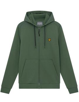 Sudadera Lyle&Scott Full Zip Fly Fleece Verde